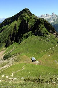 Blick vom Fronalpstock über Furggeli zum Huserstock