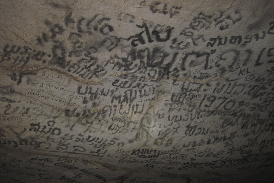 in der Tham Loub bei Vang Vieng