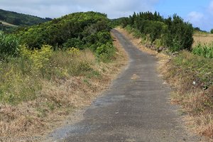 Wanderung zum Erdbeben-Leuchtturm bei Ribeirinha