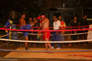 Thai-Boxen im Rose Garden von Nakhon Pathom