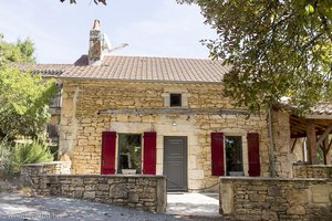 im kleinen Ort beim Château de Bonaguil