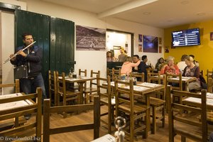 Musiker in einerr Pizzeria von Villa de Leyva