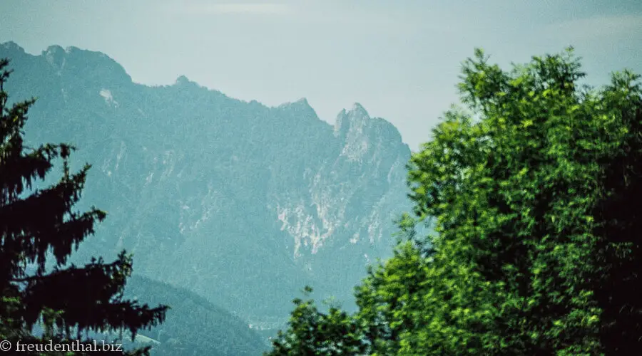 schlafende Hexe, Blick von unserem Balkon