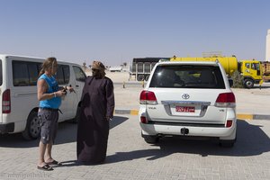 Treffpunkt aller Wüstenfahrzeuge in Thumrait