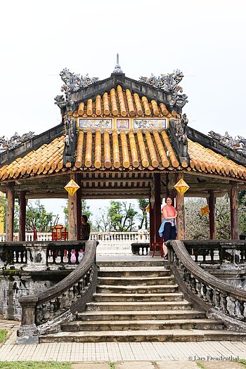 Pavillon im Tempelbereich von Prinzessin Huyền Trân, Huế