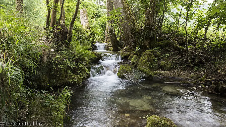 Wasserfallsteig Bad Urach, entlang dem Brühlbach