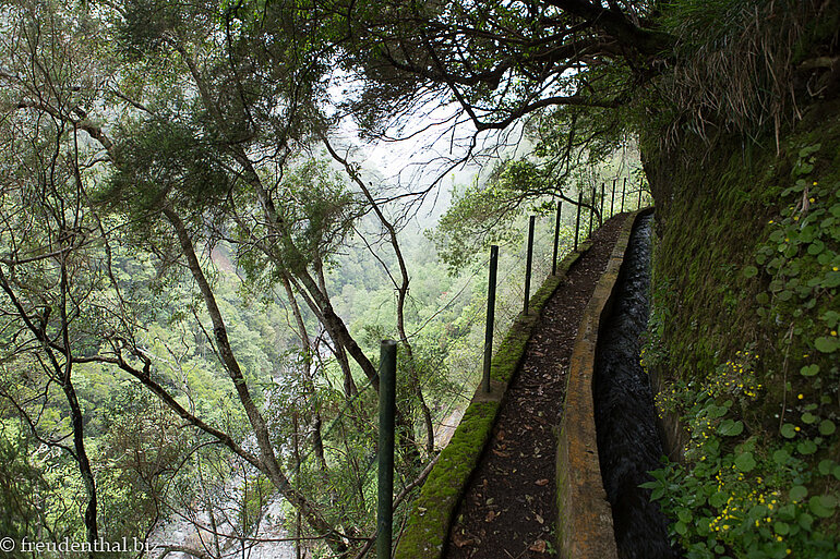 Verlauf der Levada do Castelejo