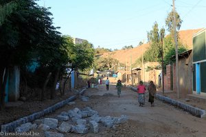 in Axum wird viel gebaut.