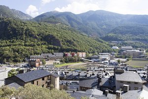 Blick über die Altstadt von Andorra la Vella