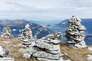 Steinmannli, dahinter das Rheintal