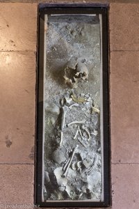 Altslawische Grabstelle im Rathaus von Kranj