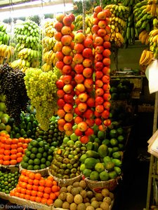 Apfelzöpfe auf dem Markt in Kandy