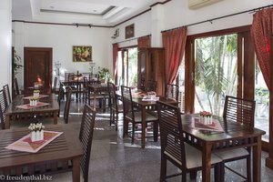 Frühstücksraum des Vayakorn-Inn in Vientiane