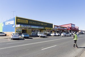 Shoppingzeile in Carletonville