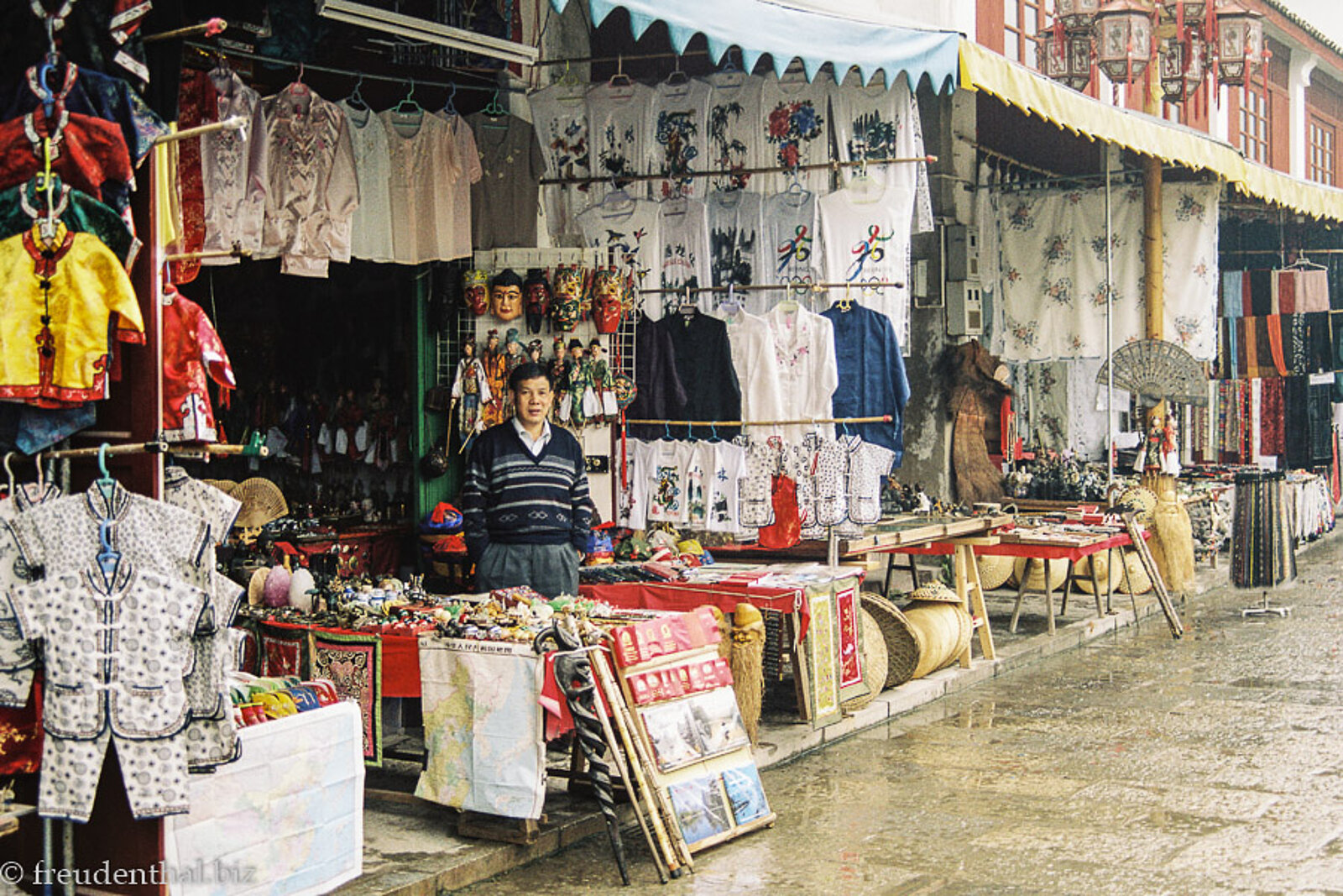 Hallo-Markt bei Guilin, China