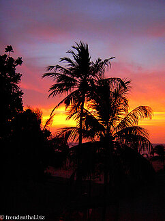 Toller Sonnenuntergang in Sri Lanka