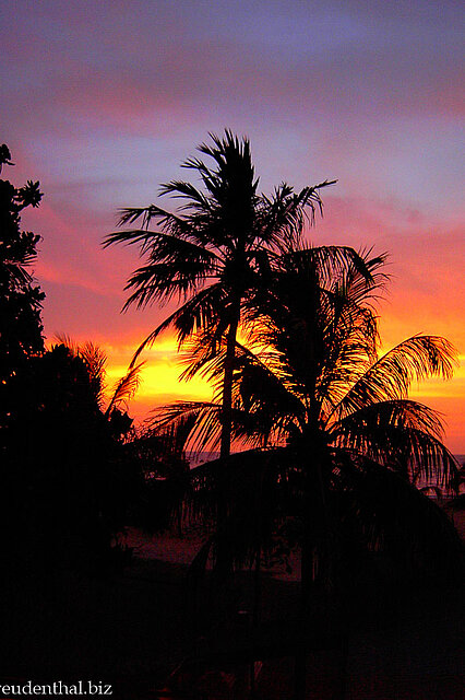 Toller Sonnenuntergang in Sri Lanka