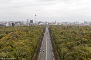 Aussicht von der Siegessäule von Berlin