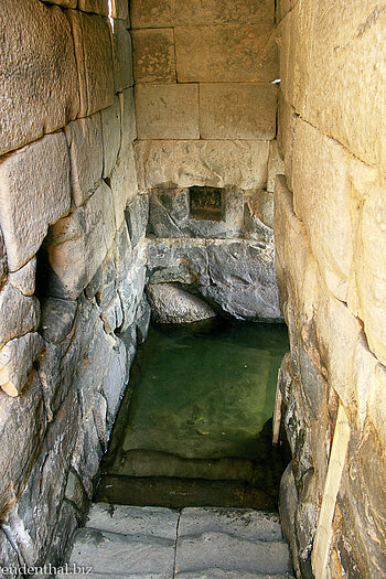 der aktuelle Wasserstand