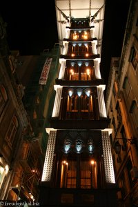 Elevador Santa Justa in Lissabon