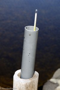 Messgerät bei der Salzgewinnung