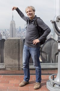 Lars auf dem Top of the Rock