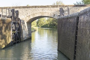 die Schleuse ist offen - Schleuse von Aiguille