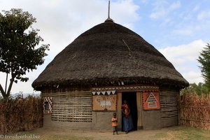 das Haus einer Silte-Familie in Äthiopien