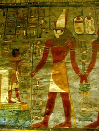 Horus im Grab von Pharao Ramses I.