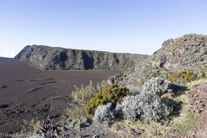 Blick über den Plaine des Sables auf La Réunion