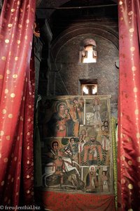 in der Berg-Sinai-Kirche - Bete Debre Sina in Lalibela