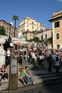 Spanische Treppe und ihre vielen Besucher