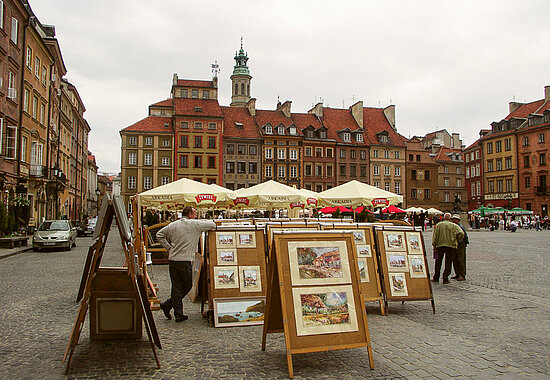Bilder auf dem Alstädter Marktplatz