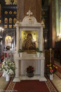 Goldene Ikone in der Dreifaltigkeitskathedrale von Alba Iulia