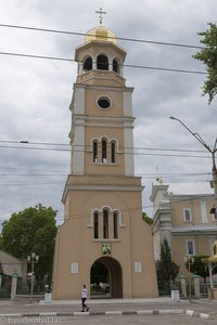 Glockenturm der St. Nicolae Cathedral in Balti - Moldawien