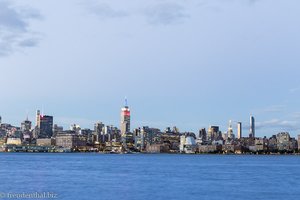 die Skyline von Manhattan von Hoboken aus