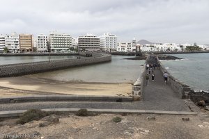 Aussicht auf Arrecife vom Castillo de San Gabriel