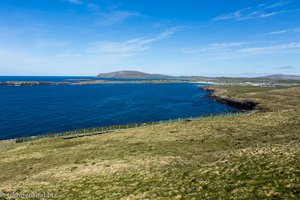 Blick auf die Shetlandinseln