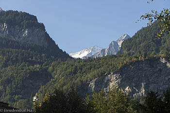 Die Wetterhörner über Meiringen