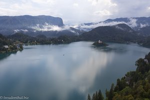 Die Burg Bled lohnt schon wegen der herrlichen Aussicht.