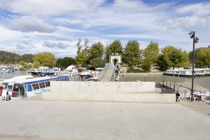 beim Hafen von Colombiers am Canal du Midi