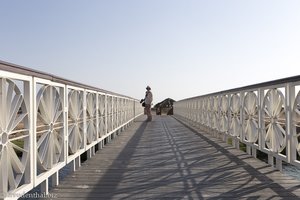 Brücke über die Lagune Khor Al Baleed bei Salalah