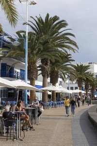 Cafés an der Promenade am Charco de San Ginès - Arrecife