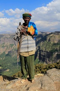 einer der privaten Milizen bzw. Scouts im Simien Nationalpark