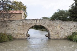 Brücke am Canal du Midi, kurz vor Le Somail