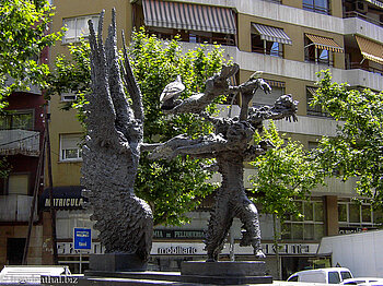 Engel in der Avinguda de Gaudi