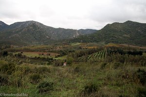 Hügellandschaft zwischen Villaputzu und Ballao
