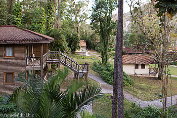Blick von Zimmer 18 auf das Areal der Rancho san Vicente