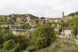 Ausblick vom Felsen auf Salles-la-Source