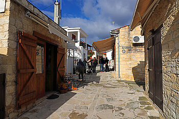 Gasse in Omodos